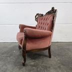 Vintage Barok Fauteuil / Éénzit / Retro Stoel thumbnail 9