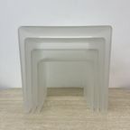 Set Of 4 Lucite Nesting Tables , 1970S thumbnail 3