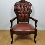 Brocante Vintage Franse Louis Xv Stoel, Fauteuil 2010 thumbnail 6