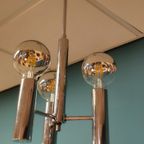 Vintage Hustadt Leuchten Hanglamp Plafondlamp Chrome thumbnail 11