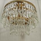 Kroonluchter Vintage Kristallen Hollywood Regency Hanglamp 2 thumbnail 7