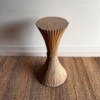 Rotan Bamboe Diabolo Zuil Mcguire Mid Century Vintage thumbnail 3