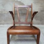 Vintage Fauteuil Easy Chair Mid Century Organic Design thumbnail 10