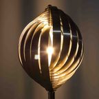 Mid-century Chroom "moon" Stalamp Door Henri Mathieu thumbnail 3