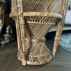 Pauwenstoel Rotan Bohemian Vintage thumbnail 6