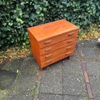 Teak Mid Century Ladekast , Jaren 60 thumbnail 6