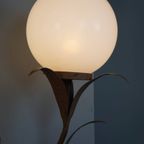 Unieke & Zeer Grote Vintage Hollywood Regency Wandlamp, Jaren 70 thumbnail 9