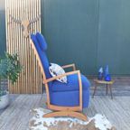 Design Schommelstoel | Jaren 80 90 | Art Deco Stijl Fauteuil thumbnail 12