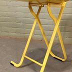 Vintage Dafne Design Klapstoel, Gastone Rinaldi, Thema, Geel thumbnail 10
