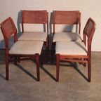 4 Vintage Topform Eetkamerstoelen. thumbnail 2