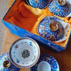 Vintage Chinese Thee Set In Doos Porselein thumbnail 4
