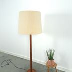 Teakhouten Deens Design Lamp Domus Met Kap, Vloerlamp thumbnail 4