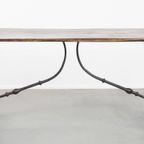 Karaktervolle 18e-eeuwse Antieke Spaanse Side Table/ Eettafel Met Een Prachtig Patina thumbnail 5