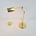Regency Egoluce Tafellamp Messing Verstelbaar Brass Italy 70 thumbnail 5