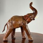 Olifant Klassiek Leder Decoratie Engels thumbnail 9