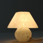 Vintage Murano Mushroomlamp - Wit, Jaren '70 thumbnail 3