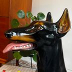 Ceramic Dobermann Statue thumbnail 8