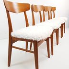 Vintage Farstrup Stoelen Nieuw Gestoffeerd Stof Naar Keuze thumbnail 11