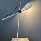 Verstelbare Mid Century Witte Bureaulamp thumbnail 5
