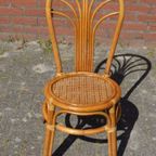 Rotan Stoeltje Met Pauwenstaart Waaier Boog thumbnail 5