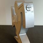 Keith Haring La Linea Lamp Osvaldo Cavandoli Zilver (nieuw In Originele Verpakking) thumbnail 4