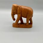 Vintage Houten Olifant Handwerk thumbnail 8