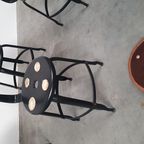 6x Chaise Nicolle Franse Industriële Metalen Design Stoelen thumbnail 15