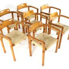 Set 7 Stoelen In Stijl Van Daumelier Vintage thumbnail 17