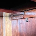 Uitneembare Antiek Mahonie Kast Met Planken En Lades, 188 Cm Hoog thumbnail 4