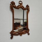 Vintage Goudkleurige Regency Rococo Barok Spiegel Schouwspiegel 704 thumbnail 4