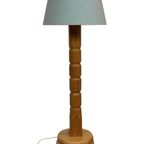 Vintage Pinewood Grenen Tafellamp Gedraaid Jaren 70 Design thumbnail 24