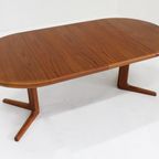 Vintage Deense Ronde Uitschuifbare Eettafel Teakhout Jaren 60 thumbnail 5