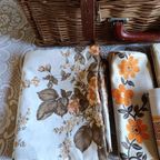 Vintage Picknickmand Van Optima England, Uniek & Duurzaam Gerestyled thumbnail 14