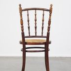 Charmante, Zeer Elegante Vintage Thonet Design Eetkamer/ Bistro Stoel thumbnail 5