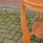 Ronde Salontafel In Een Blanke Kleur thumbnail 3