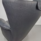 Vintage De Sede Ds-23 Wingback Lounge Chair Franz Schulte 60 thumbnail 11