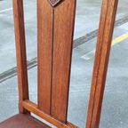 Set Van 3 Art Deco Amsterdamse School Eetkamerstoelen thumbnail 15