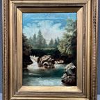 Schilderij "Ancient Landscape". thumbnail 3