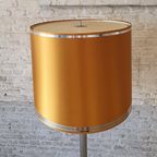 Midcentury Space Age Xl Design Vloerlamp Chroom - Oranje thumbnail 6