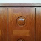 Brutalist Highboard In Cherry Wood thumbnail 5