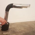 Vintage Italian Targetti Sankey ‘Elbow’ Series Desk Lamp, Chrome And Flexible With Metal Foot, 19 thumbnail 3