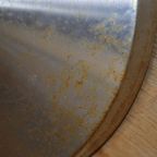 Rond Bijzettafeltje Glazen Blad Metalen Poot thumbnail 5
