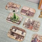Vintage Coasters / Onderzetters London (6X) thumbnail 5