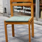 4 Musterring Massief Eikenhouten Stoelen, 1970 thumbnail 6