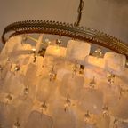 Capiz Hanglamp Kroonluchter Schelpen Parelmoer Vintage thumbnail 21