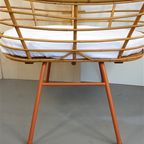 Vintage Rotan Wieg Schuine Poten thumbnail 4