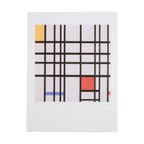 Offset Litho Naar Piet Mondriaan Compositie 12/200 Kunstdruk thumbnail 2