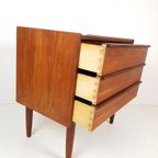 Vintage Danish Chestdrawer Teak Fineer Ladenkastje Deens thumbnail 4