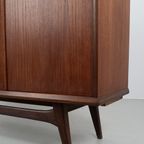 Vintage Teak Fineer Highboard 69253 thumbnail 10