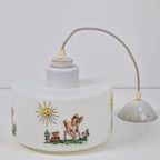 Vintage Melkglas Hanglamp Hertje ’60 Kinderkamer Mid Century thumbnail 8